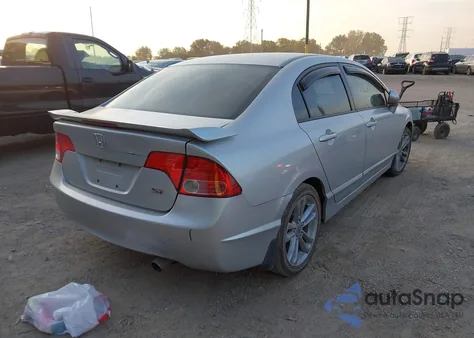 2008 Honda Civic Si/Si Mugen из США, поврежденный, VIN 2HGFA55578H712507